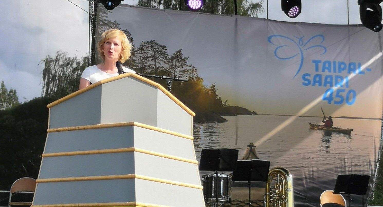 Maakuntajohtaja Satu Sikasen puhe Taipalsaaren 450-vuotisjuhlassa 8.8.2021