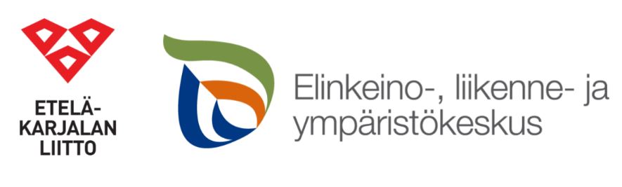 Etelä-Karjalan liiton ja KAS ELY-keskuksen logot vierekkäin