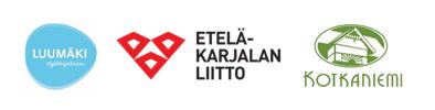 luumäen kunta, Etelä-Karjalan liitto ja Kotkaniemi säätiön logot