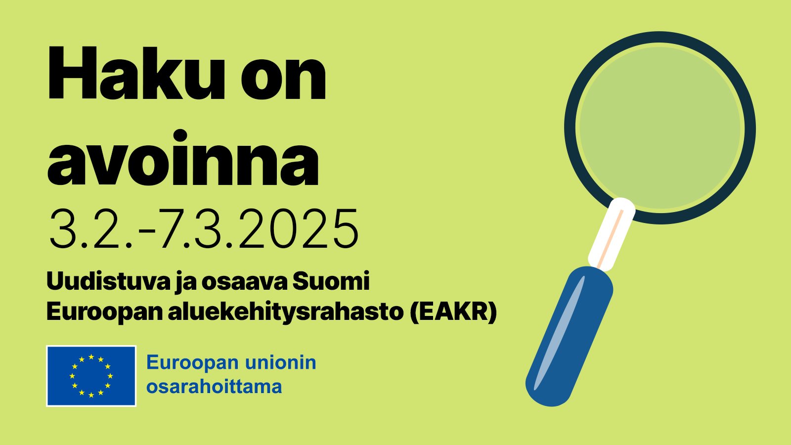 Etelä-Karjalan liiton EAKR-haku 3.2.–7.3.2025