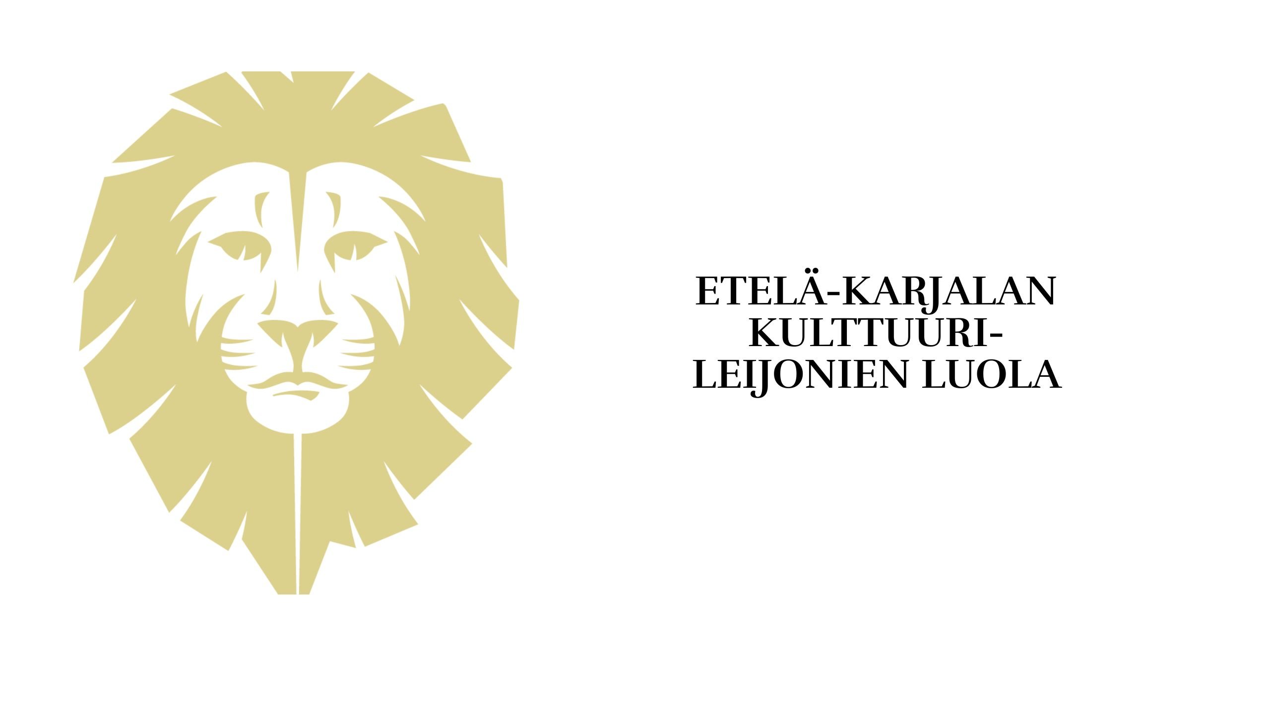 Logo, joka on leijonan pää, ja sen vieressä tapahtuman nimi.