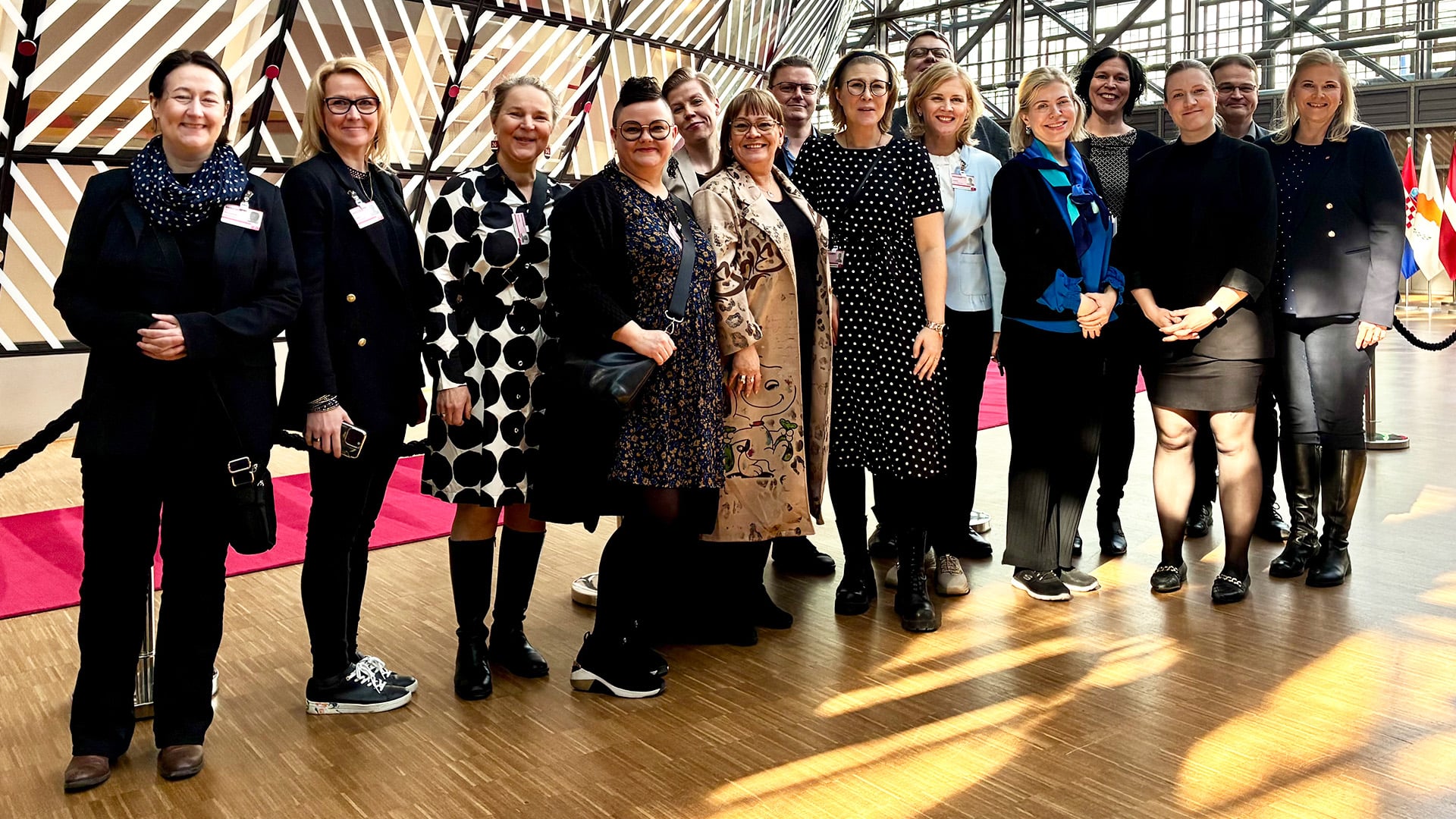 Etelä-Karjalan maakuntahallitus Brysselissä.