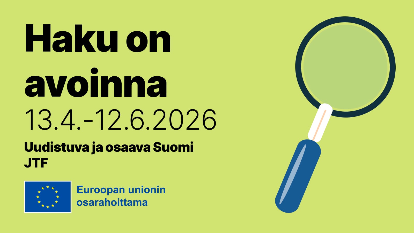 Etelä-Karjalan liiton JTF-haku kuntien perusrakenteen investoinneille on avoinna 13.4.–12.6.2026